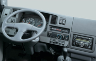Interior dash view Nissan Civilian 