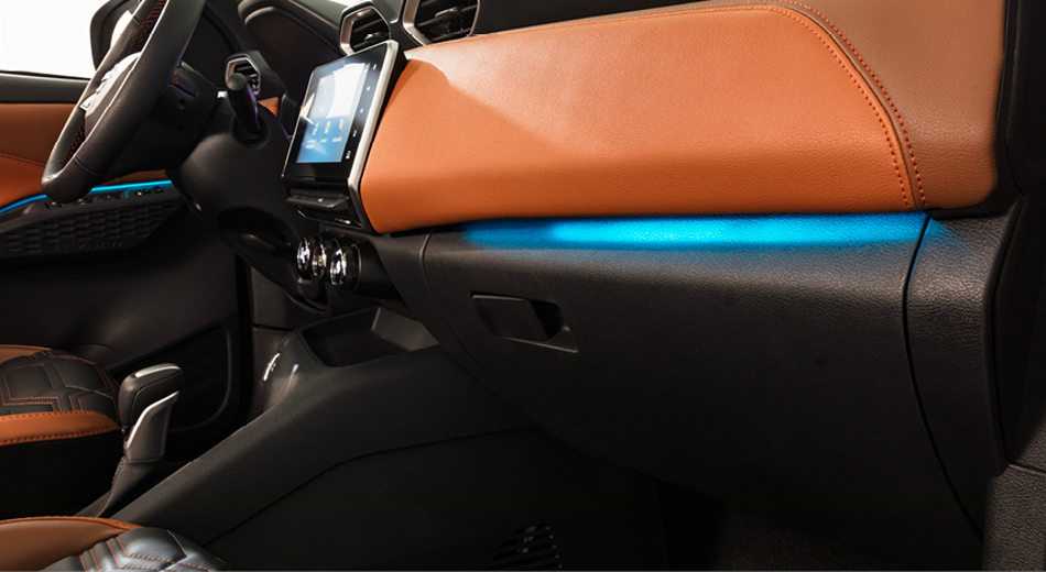 ILUMINAÇÃO AMBIENTE MULTICOLOR -Vehicle Feature Image